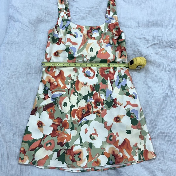 Abercrombie & Fitch - Satin Slip Mini Dress - Floral - Size XS - Picture 4 of 9